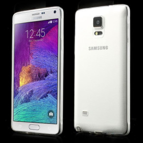 Силиконов гръб ТПУ ултра тънък за Samsung Galaxy Note 4 N910 / Galaxy Note 4 N910F кристално прозрачен